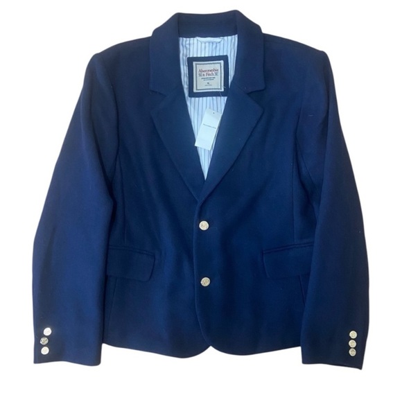 Abercrombie & Fitch Jackets & Blazers - NWT Abercrombie And Fitch Women Navy Blazer Gold Button XL